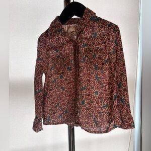 Peek Kids Floral Button-Up Shirt XS (2–3 Years)